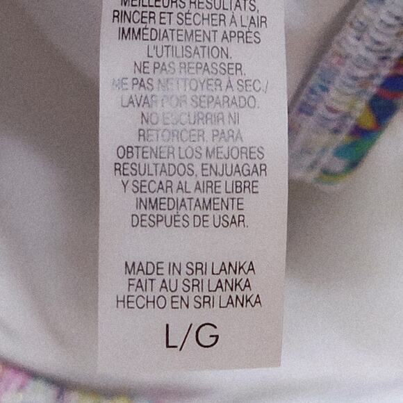 Victorias Secret Swimsuit Bikini Set Paisley Beaded Strappy Back Top L Bottom-S - Picture 16 of 16